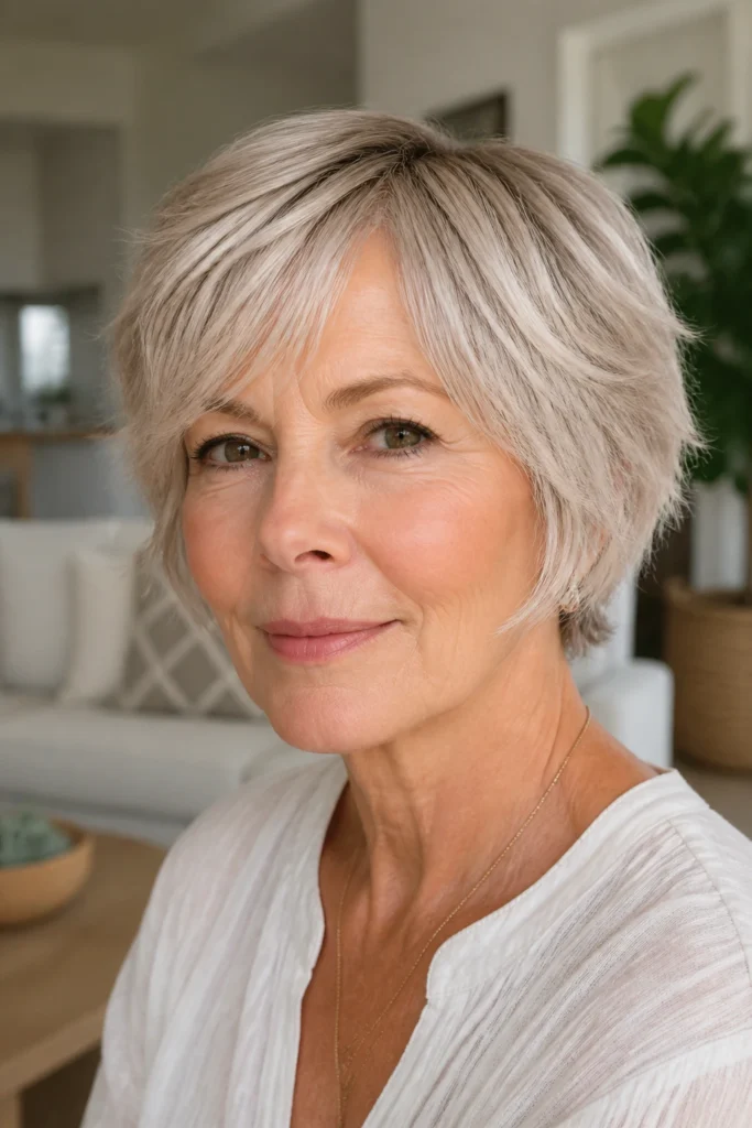 18 Short Fine Hairstyles for Women Over 60