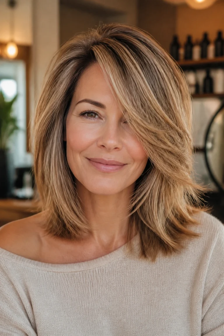 30 Shoulder Length Layered Hairstyles for Thin Hair