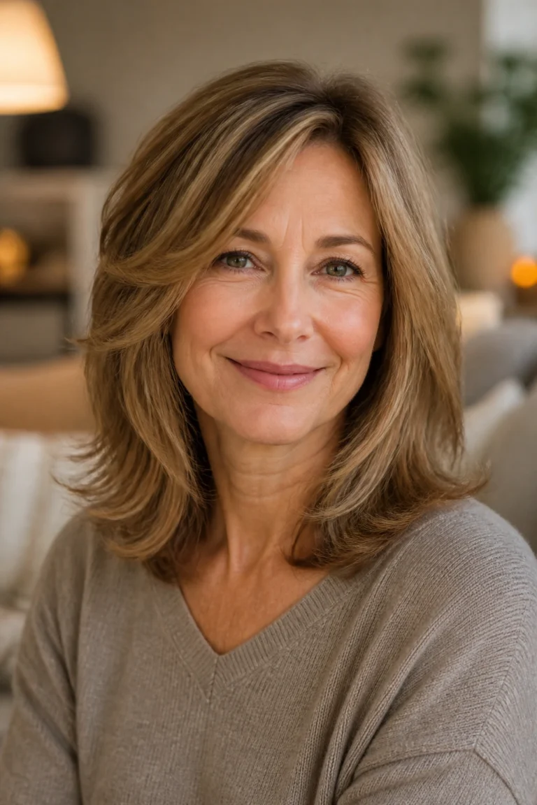 20 Hairstyles for Women Over 50 with Thick Hair