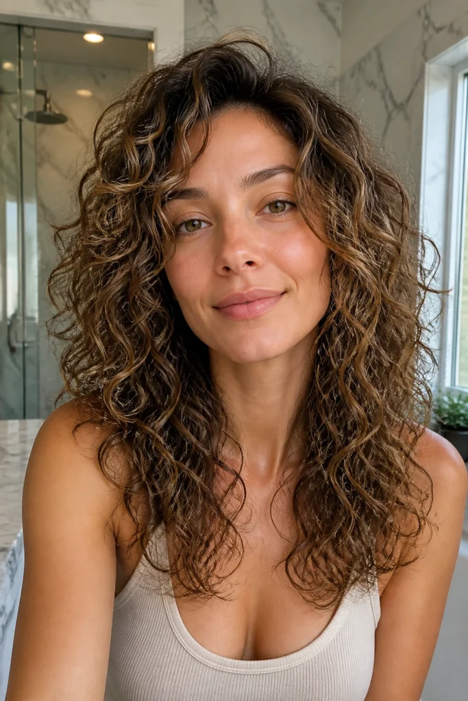 25 Long Haircuts for Women with Curly Hair