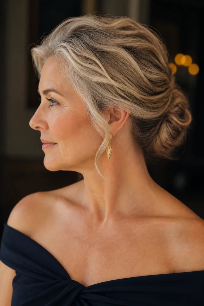 18 Evening Hairstyles for Women Over 50 with Wavy Hair