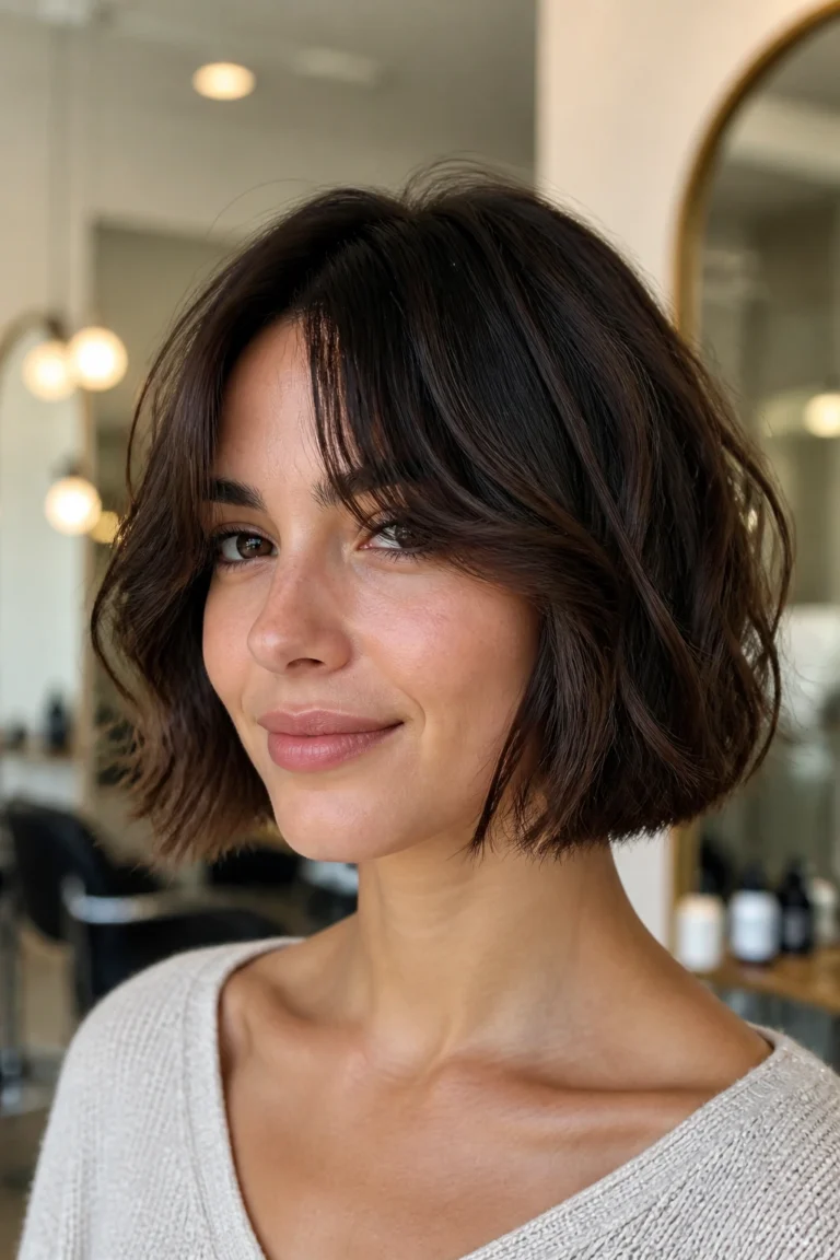 20 Short Haircuts for Oval Faces and Wavy Hair