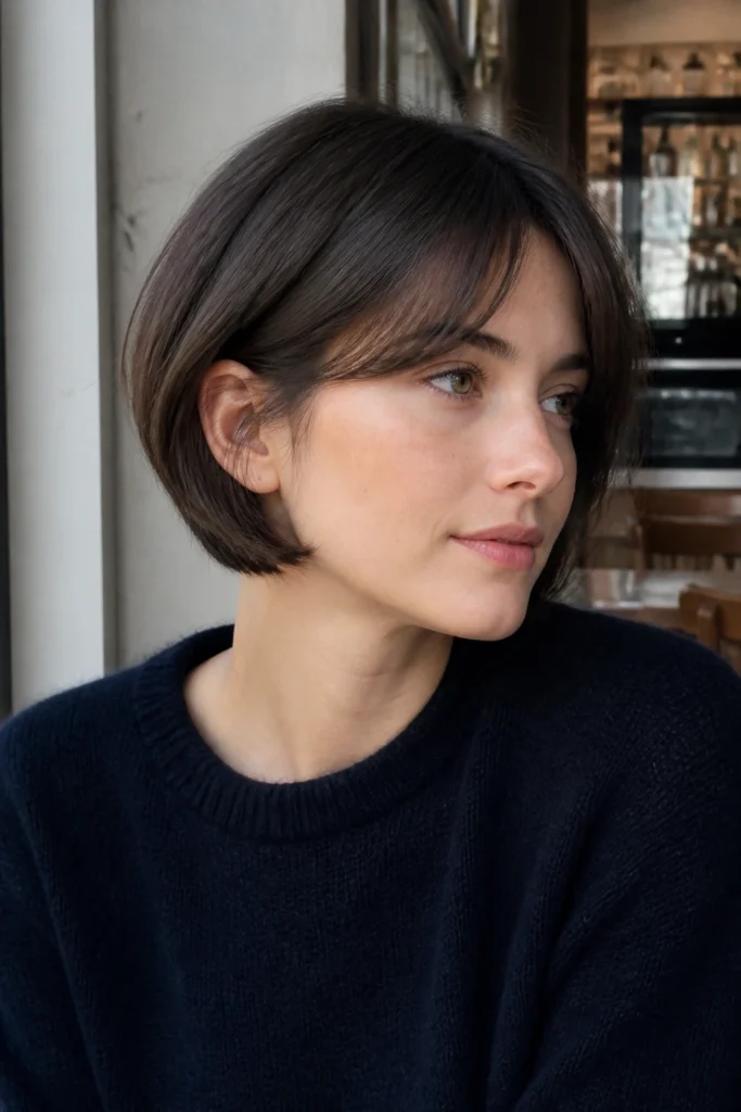 22 Long Layered Side-Swept Bangs for Short Hair