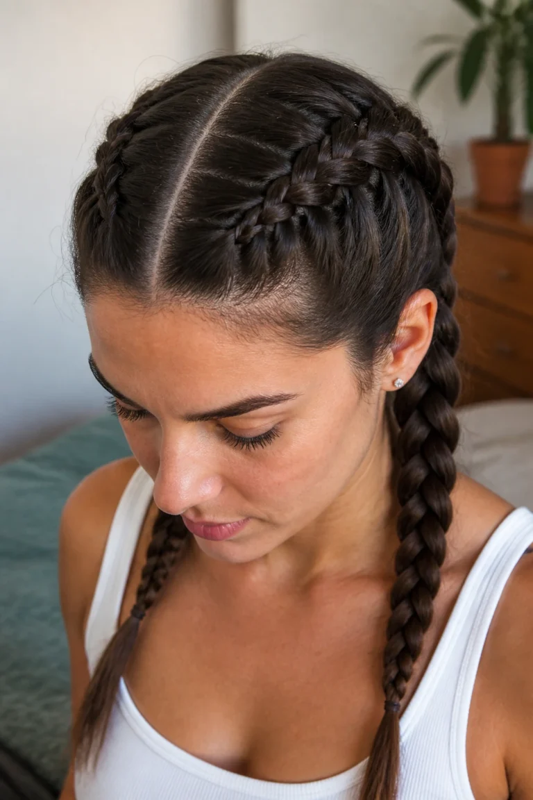 35 Sleek Braids for Long-Lasting Wear with Wavy Hair