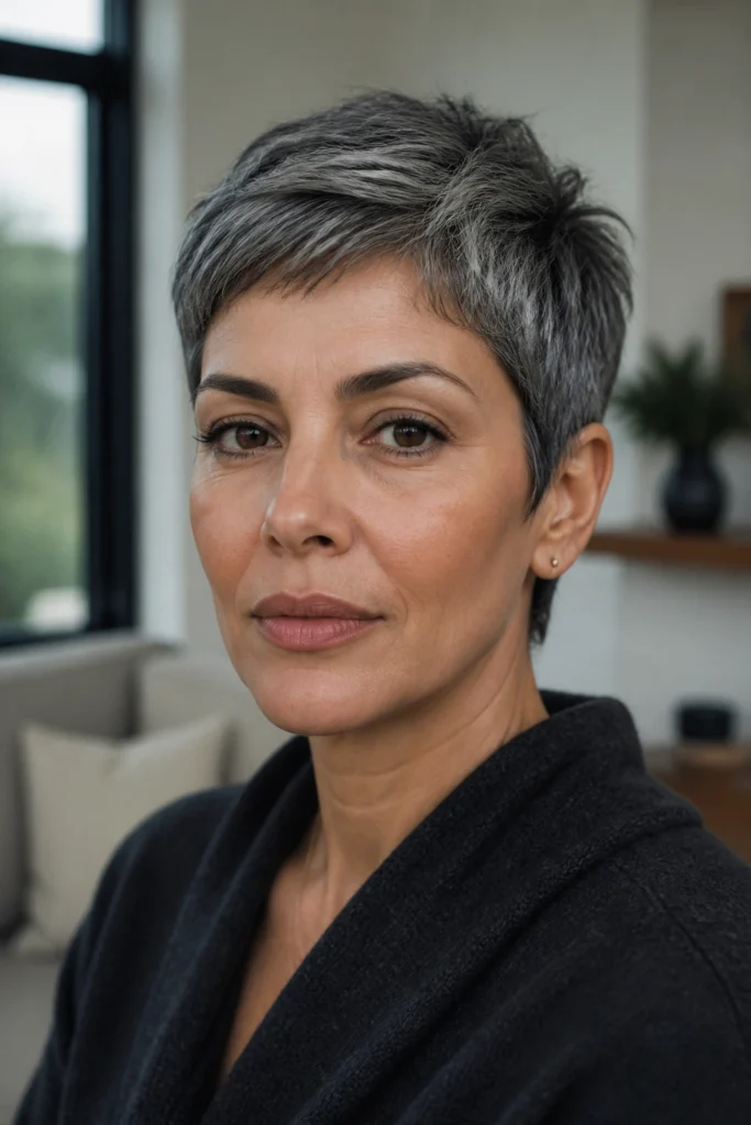 25 Grays Dark Hairstyles for Olive Skin with Thin Hair