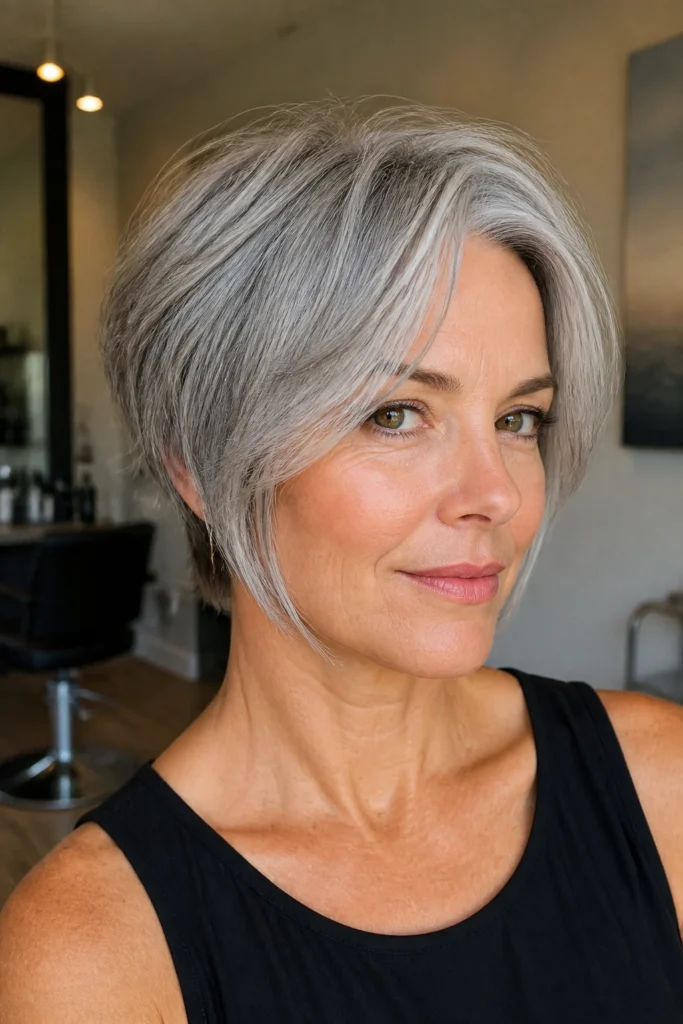 20 Grow Out Pixie Cuts for Gray Hair with Thick Hair