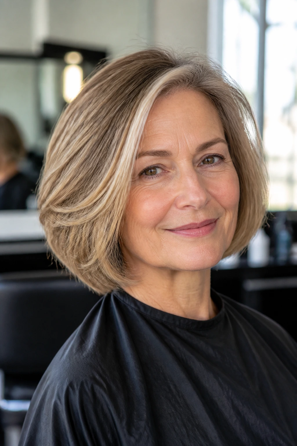 Portrait of a woman with a versatile bob illustrating variations and alternatives in hairstyle