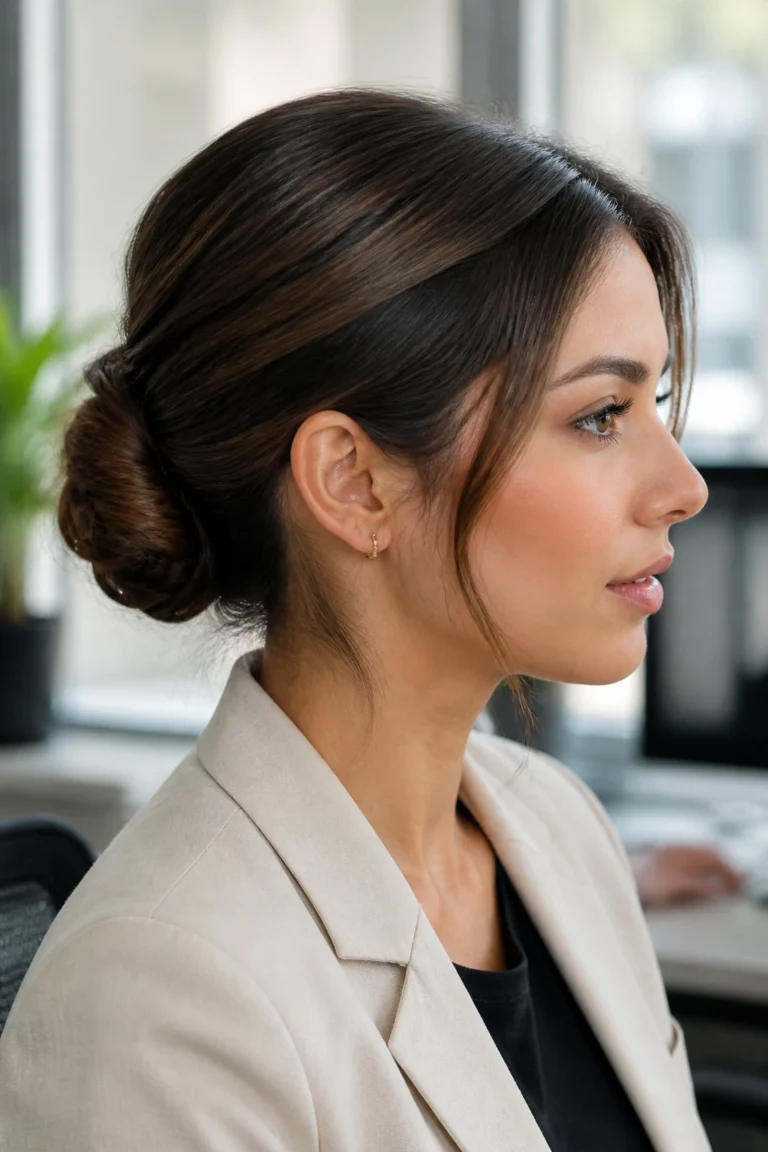 20 Polished Hairstyles for the Office with Thick Hair