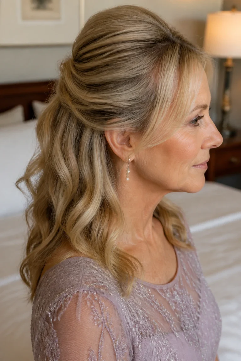 22 Soft Hairdos for Mother of the Bride with Fine Hair