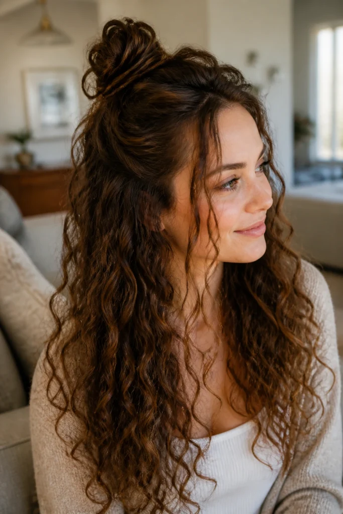 22 Rockstar Hairstyles for Long Hair with Curly Hair