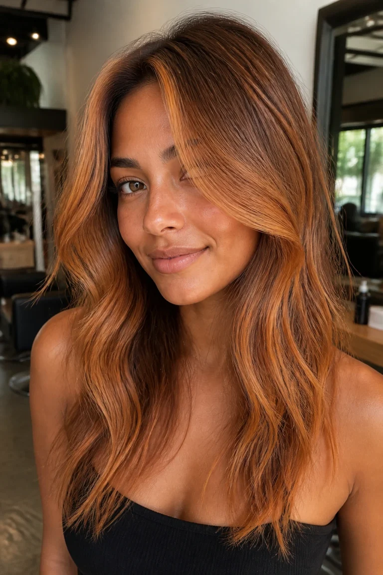 25 Light Copper Blonde Hair Color Ideas for Tan Skin