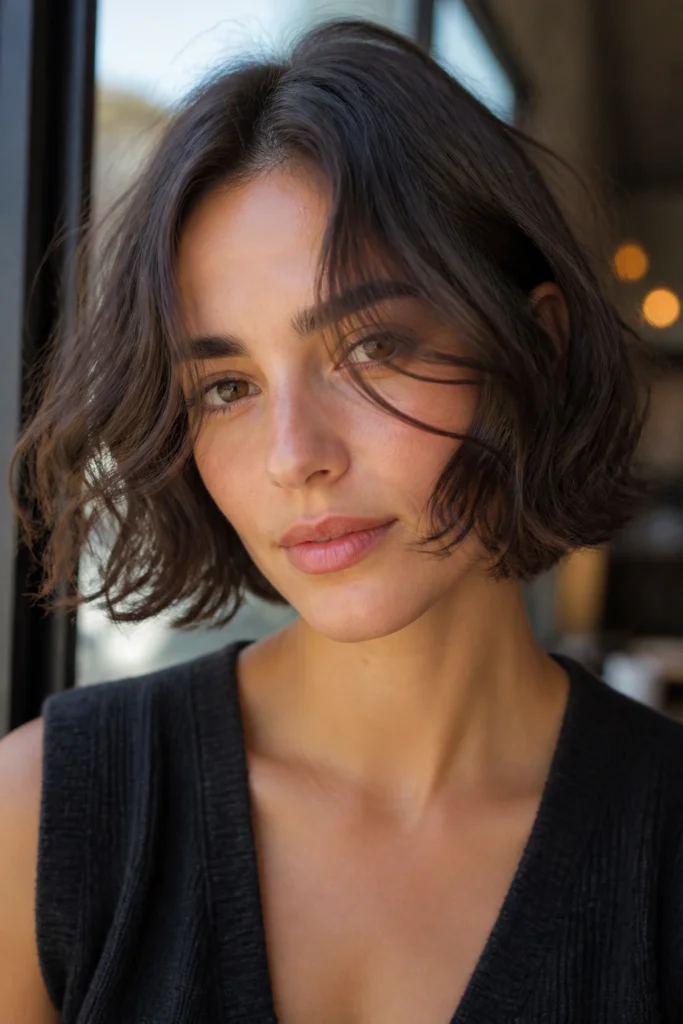 18 Short Hairstyles for Wavy Hair and Oval Faces