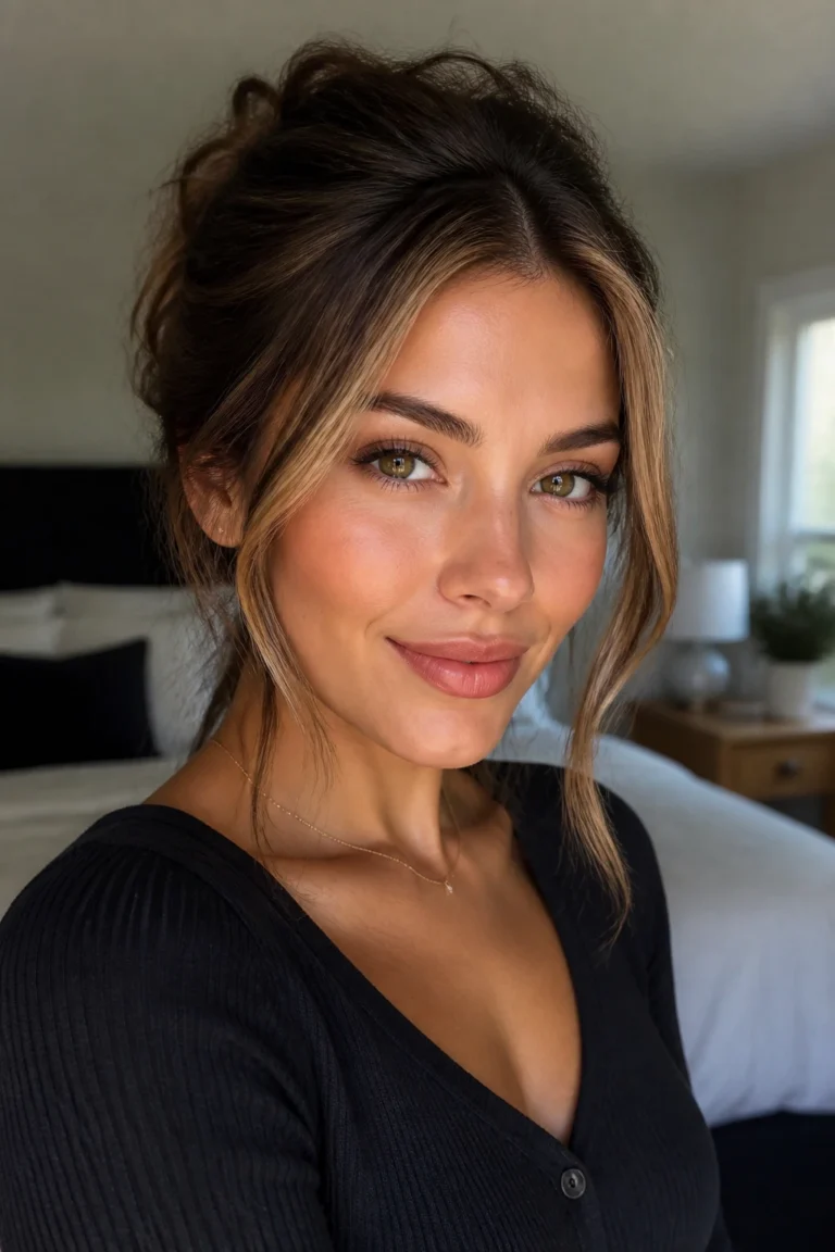 25 Rich Lowlights with Highlights for Heart-Shaped Faces