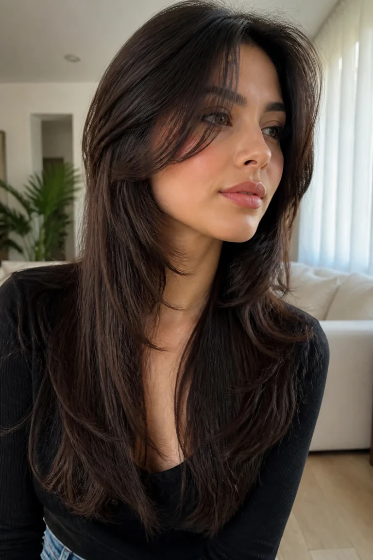 25 Butterfly Haircuts for Thin Hair with Face-Framing Layers
