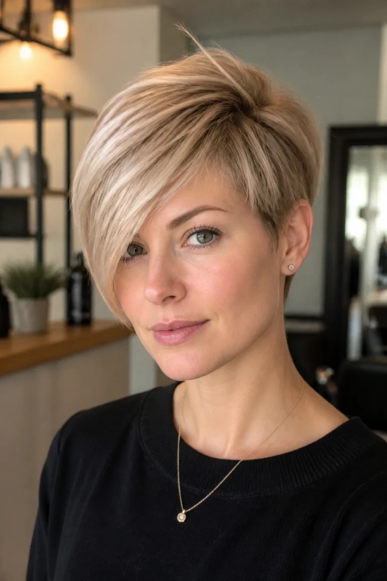 20 Short Hairstyles for Round Faces with Thin Hair