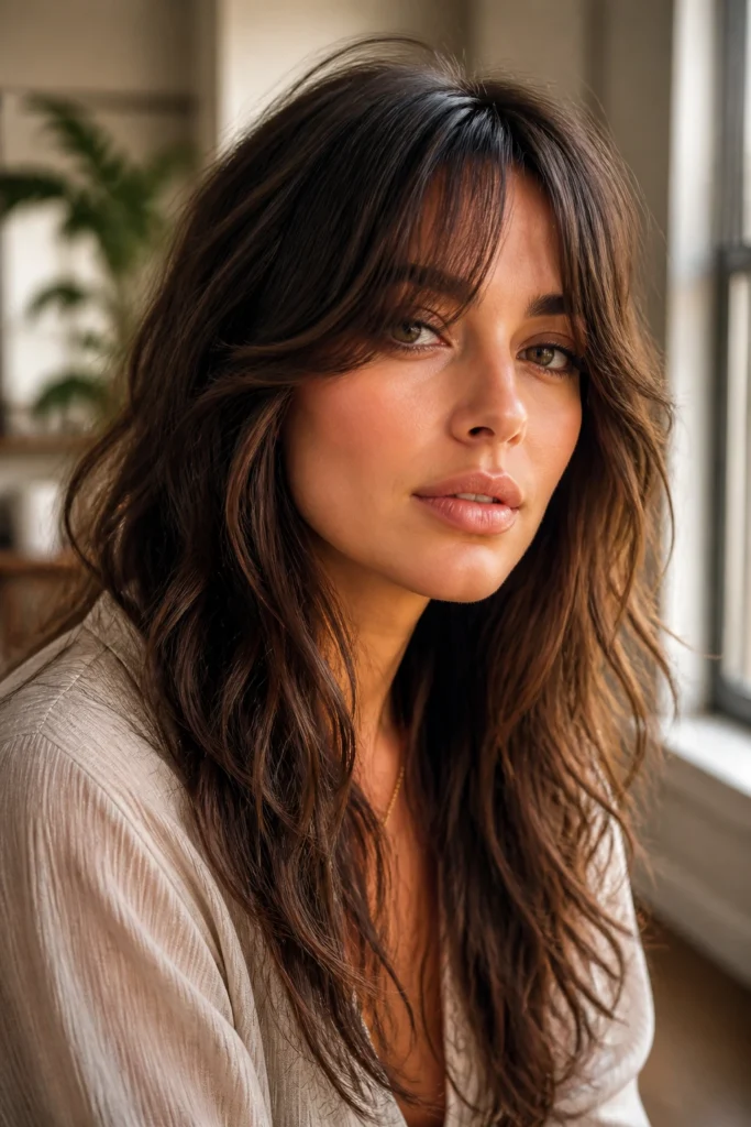 18 Haircuts for Round Faces and Thick Hair