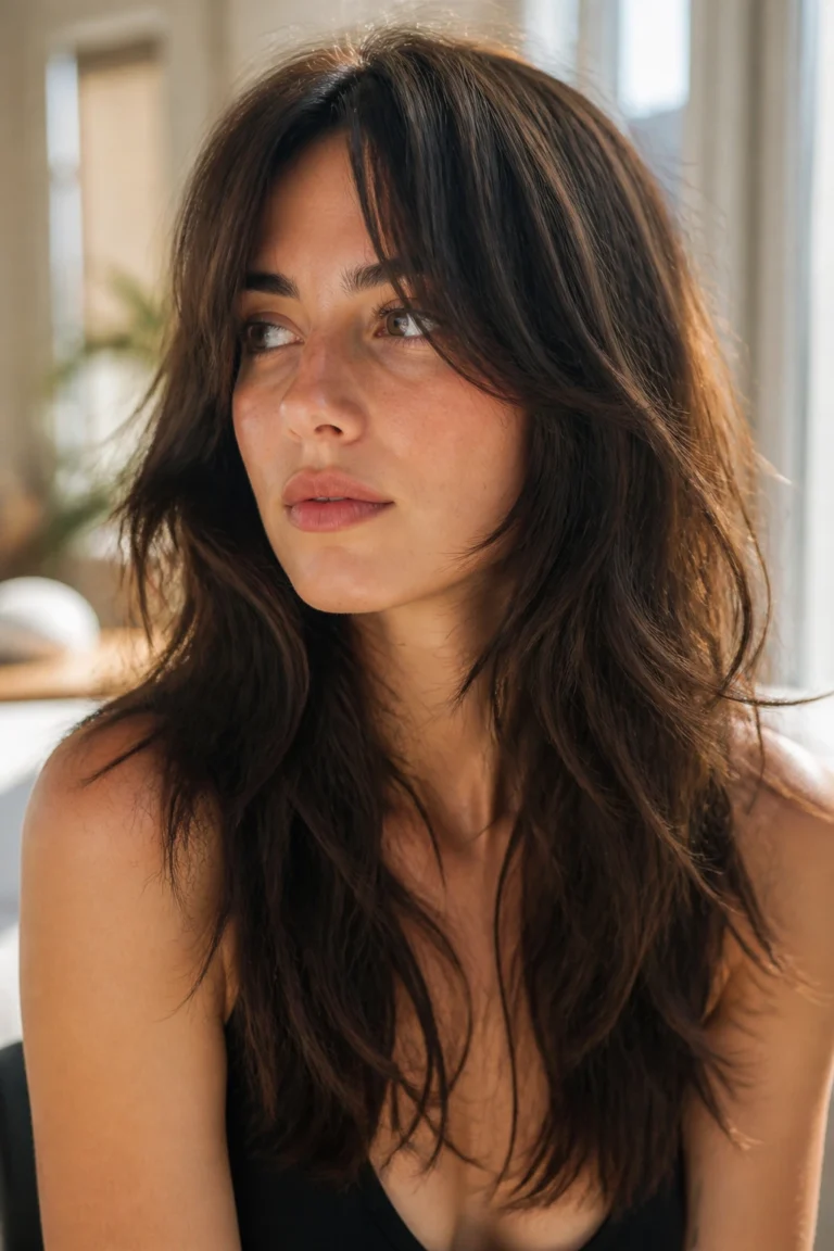 25 Textured Layers for Long Hair and Square Faces