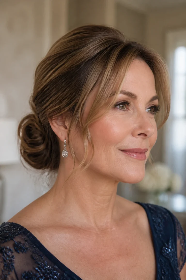 28 Shoulder Length Hairstyles for Mother of the Bride