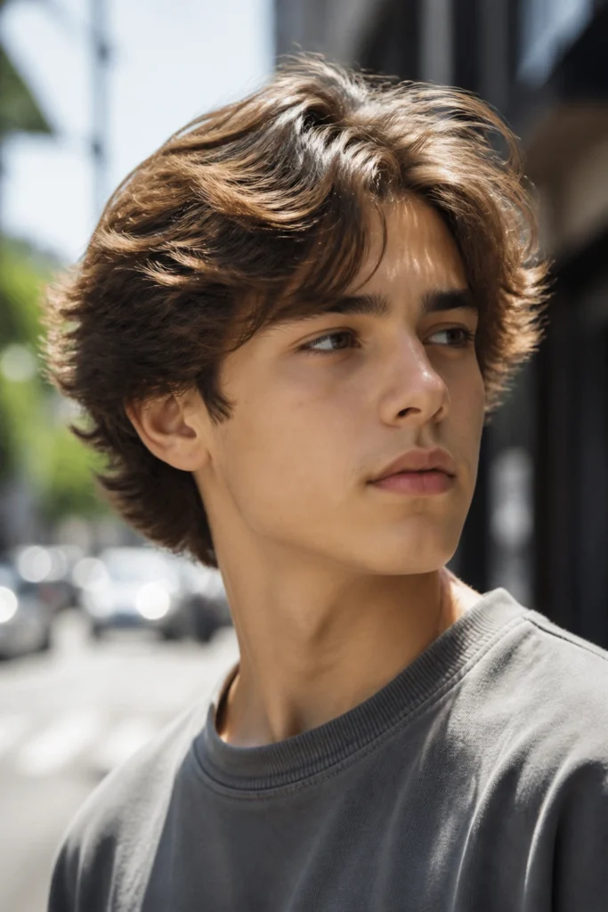 18 Fluffy Haircuts for Boys with Wavy Hair