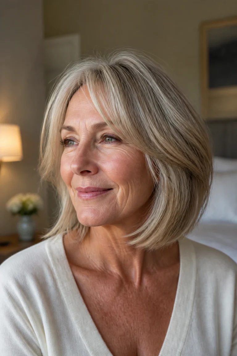 18 Older Medium Length Haircuts for Women Over 60