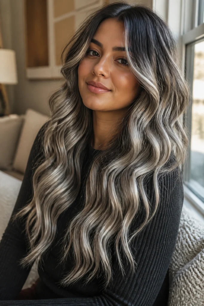 25 White Silver Hairstyles for Medium Skin Tones