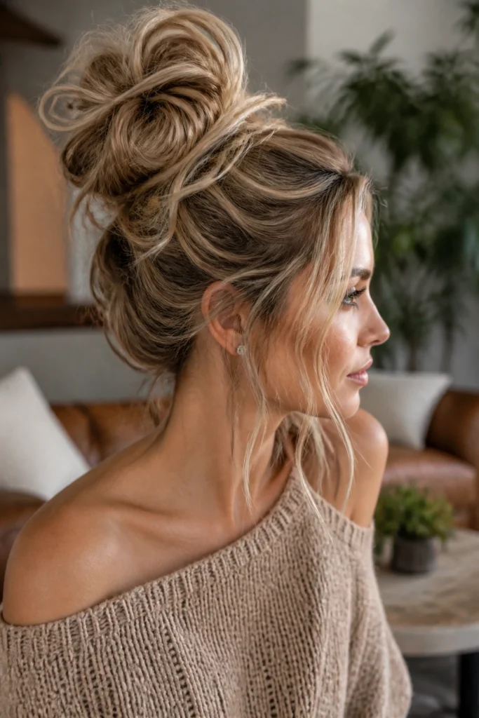 22 Easy Updo Hairstyles for Long Hair with Wavy Hair