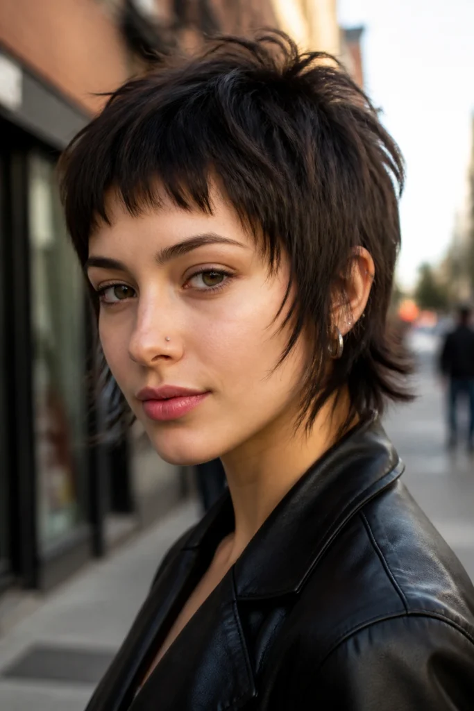 22 Short Shaggy Bangs for Fine Hair with Face-Framing Layers