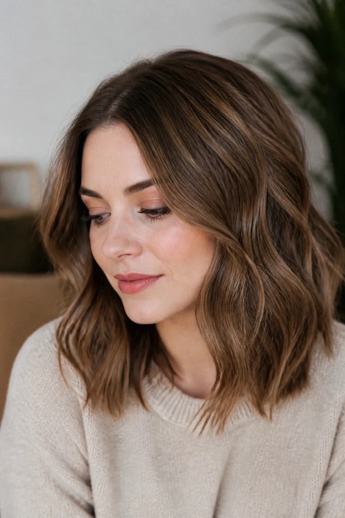 25 Brown Highlights for Pale Skin and Heart-Shaped Faces