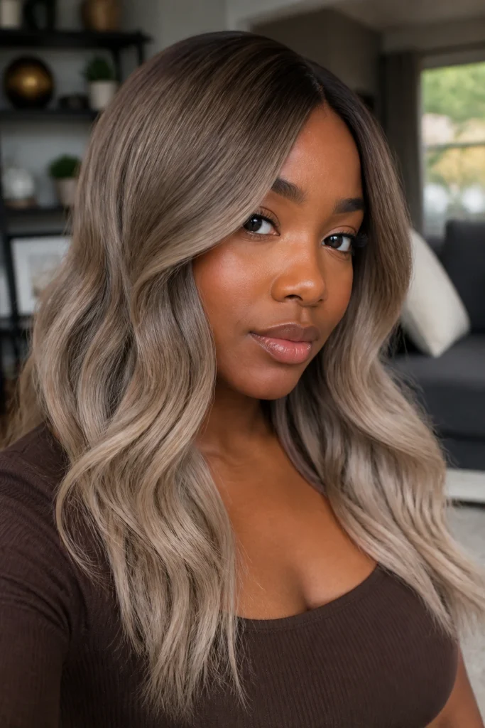 25 Ash Blonde Hair Color Ideas for Deep Skin Tones