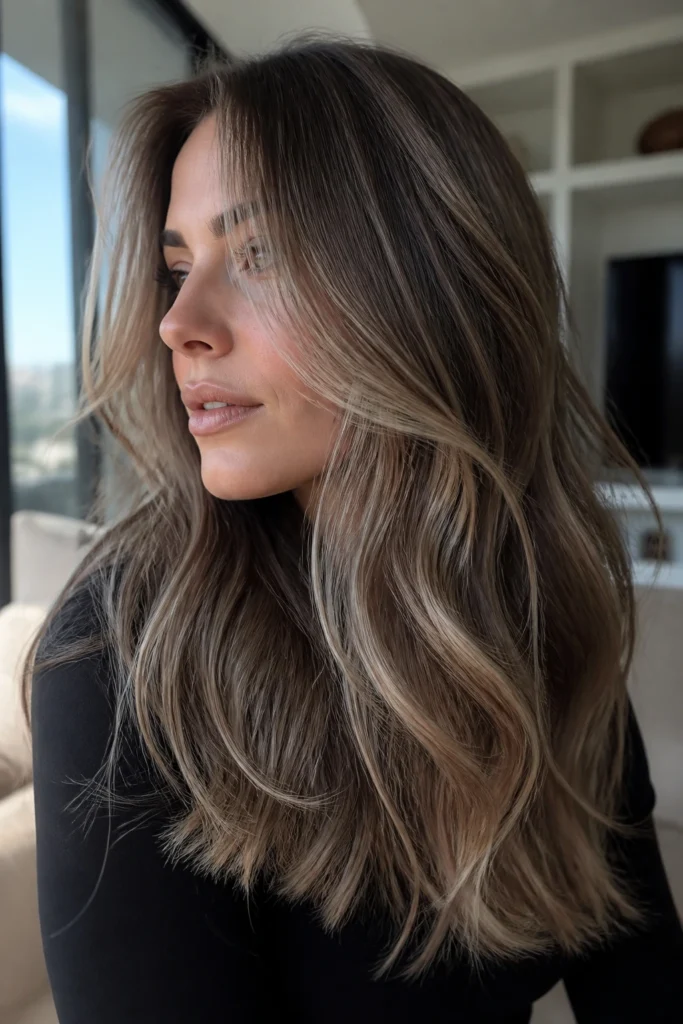 25 Brunette Blonde Lowlights with Highlights