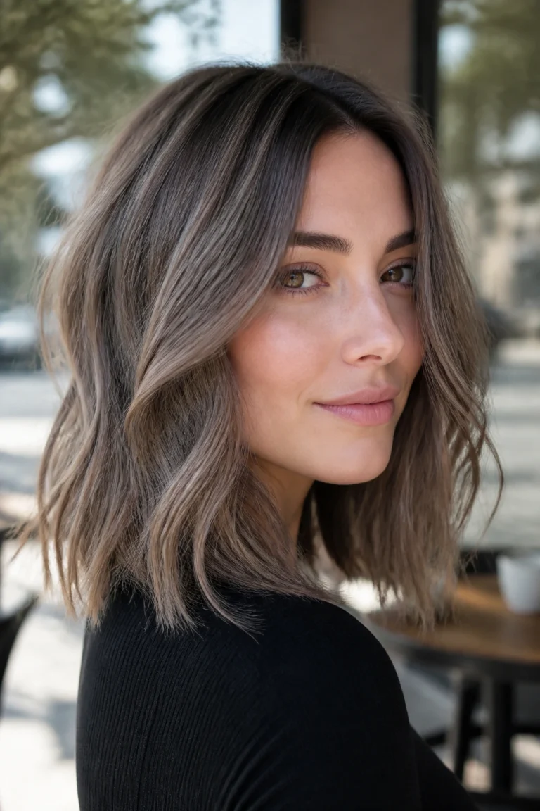 28 Brunette Hair Transformations for Cool Skin Tones