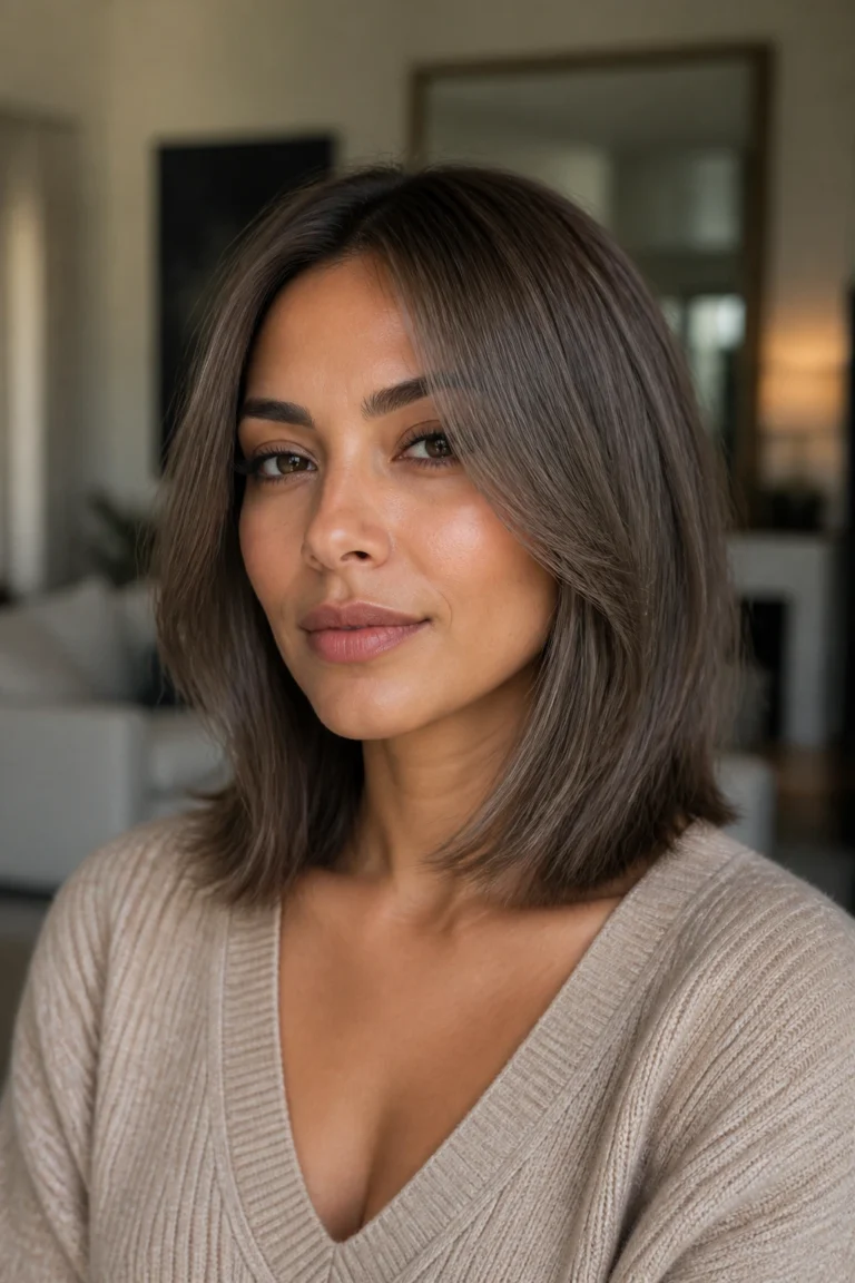 25 Without Bleach Brown Hairstyles for Olive Skin