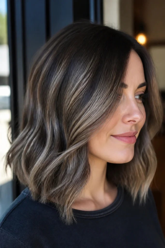 28 Dark Brown Lowlights for Cool Skin Tones