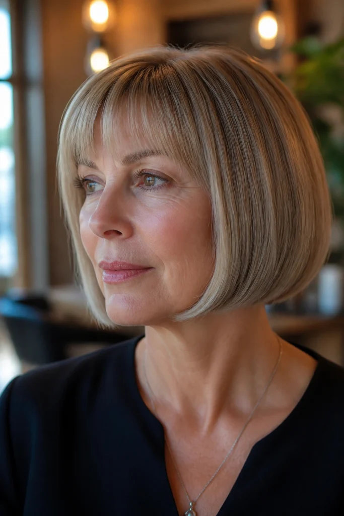 22 Pageboy Haircuts for Women Over 50 with Fine Hair