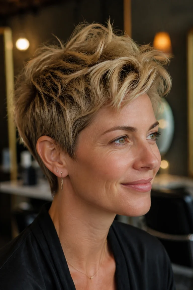 25 Messy Hairstyles for Short Hair with Beachy Waves