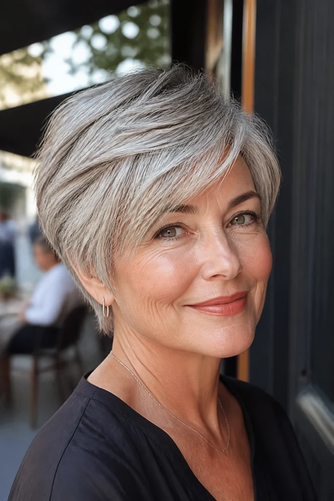 25 Short Layered Haircuts for Older Women with Fine Hair