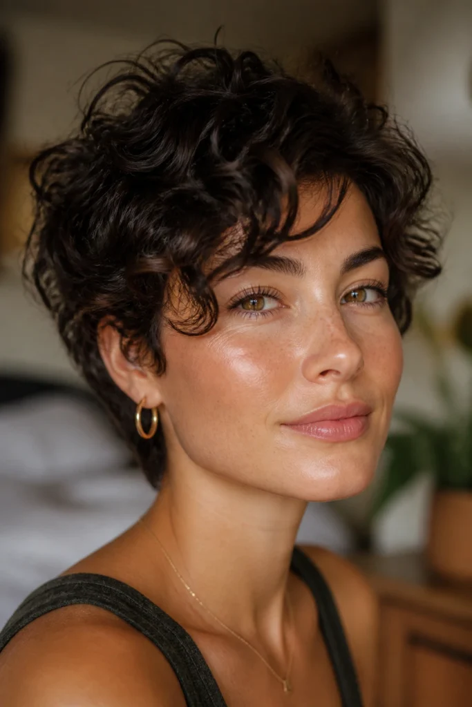 15 Long Pixie Cuts for Curly Hair and Square Faces