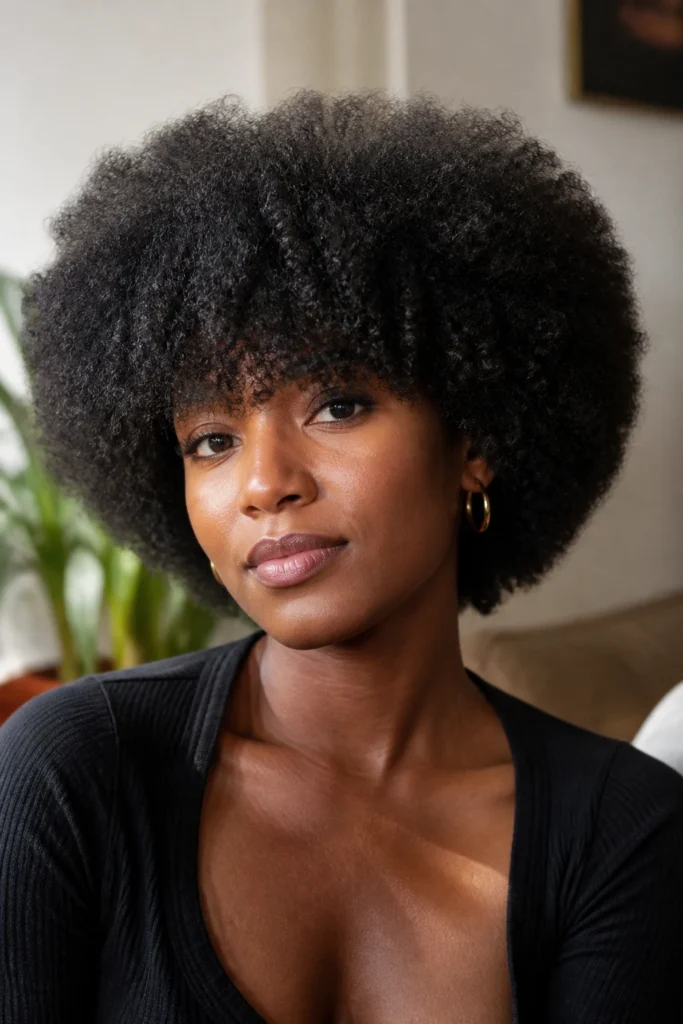 25 Choppy Bangs with a Fringe for Black Women