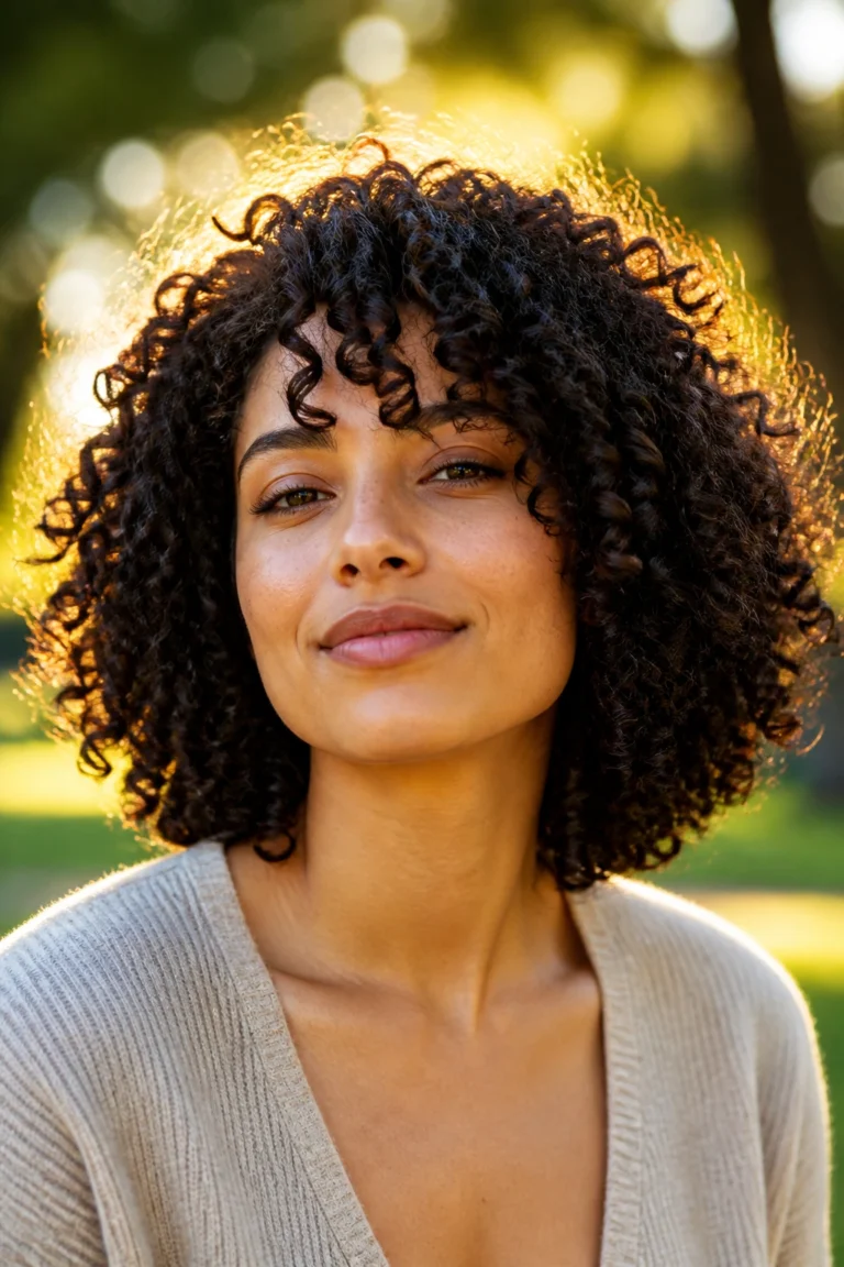 25 Defined Curls for Thick Hair and Square Faces