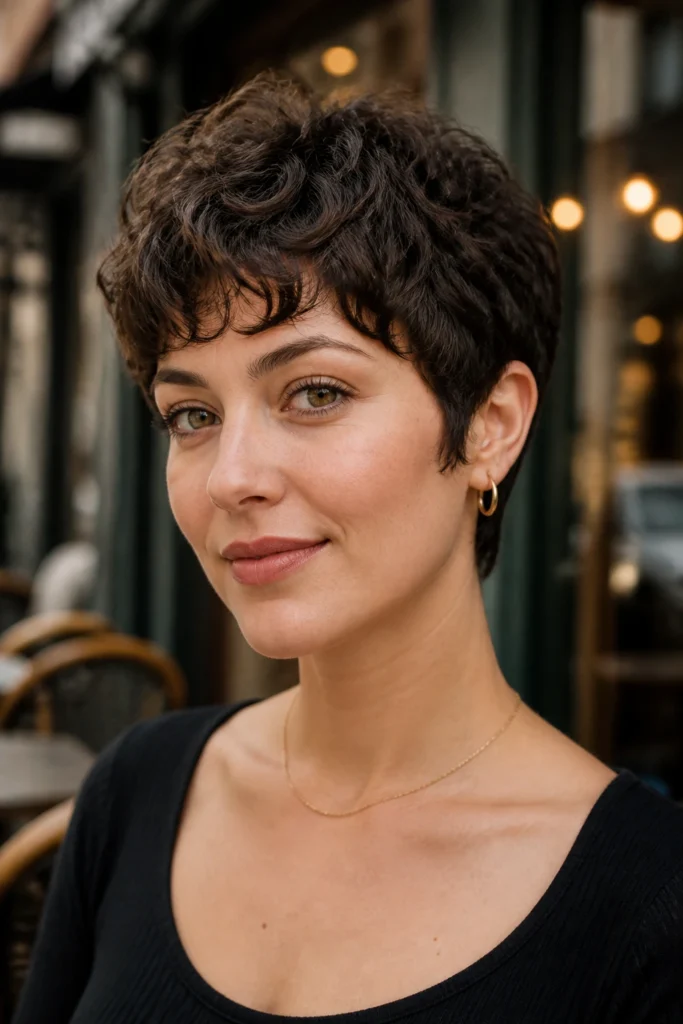 25 Short Haircuts for Oval Faces and Curly Hair