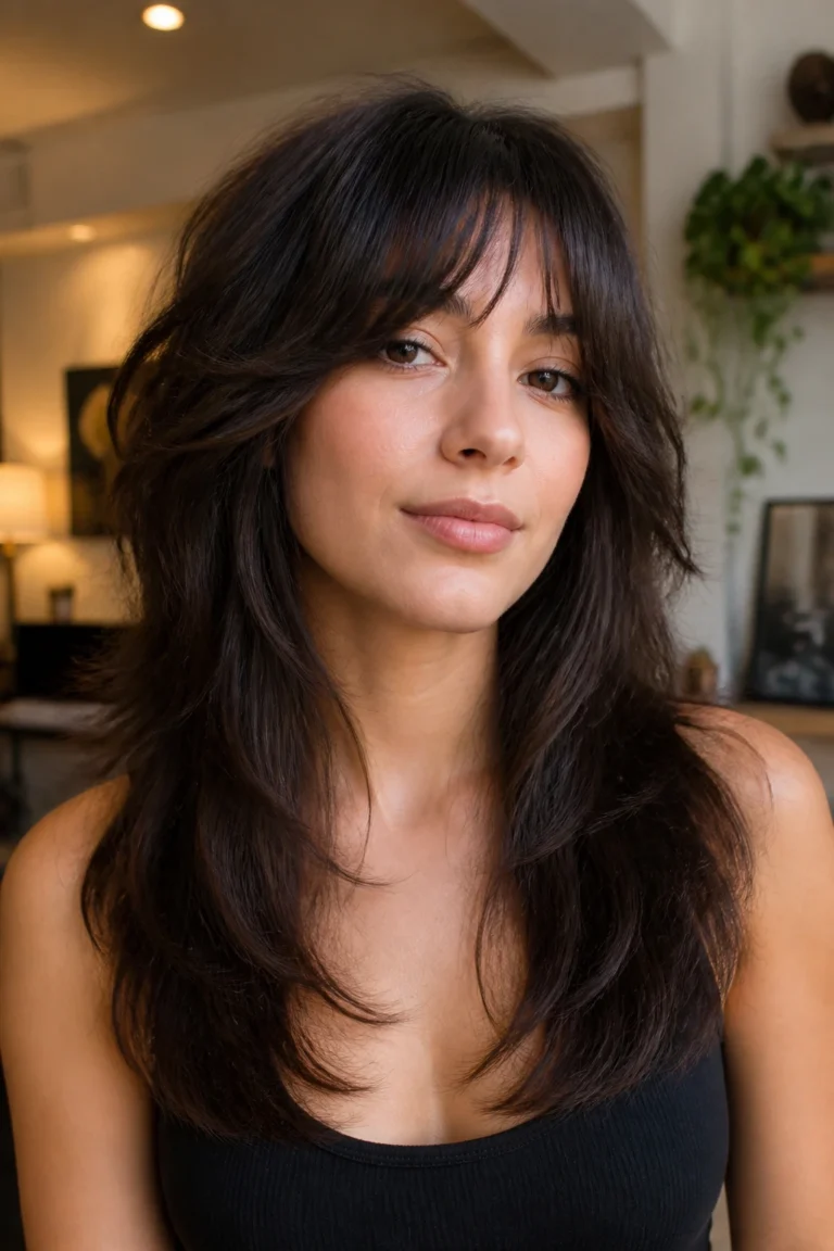 22 Long Shag Haircuts for Thick Hair with Soft Layers