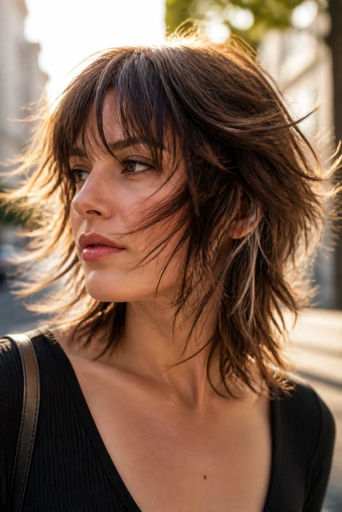 22 Choppy Shag Haircuts for Medium Hair with Thin Hair