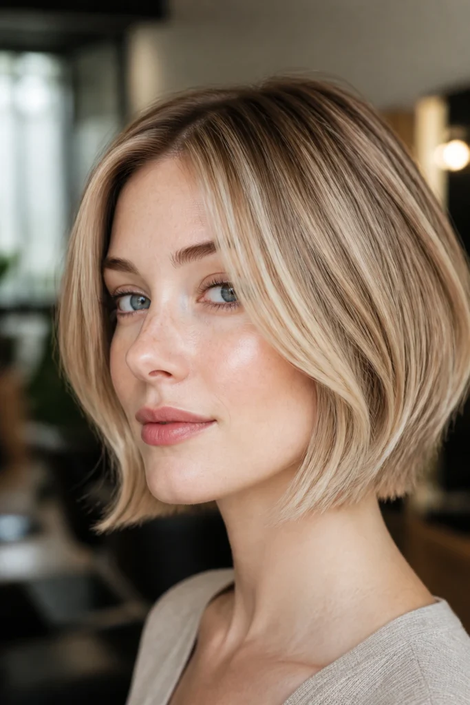 25 Bob Highlights for Fair Skin and Heart-Shaped Faces
