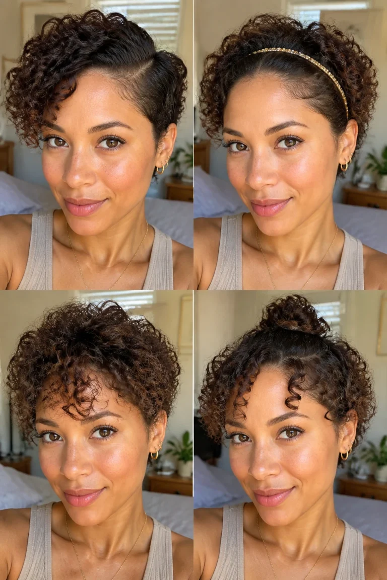 28 Naturally Curly Hairstyles for Short Hair