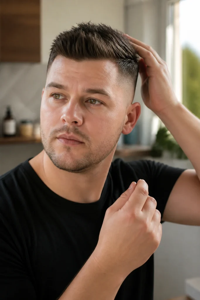 18 Short Hairstyles for Men and Round Faces