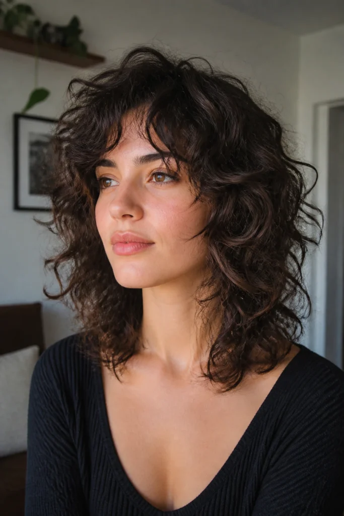 25 Old Hairstyles for Round Faces and Curly Hair