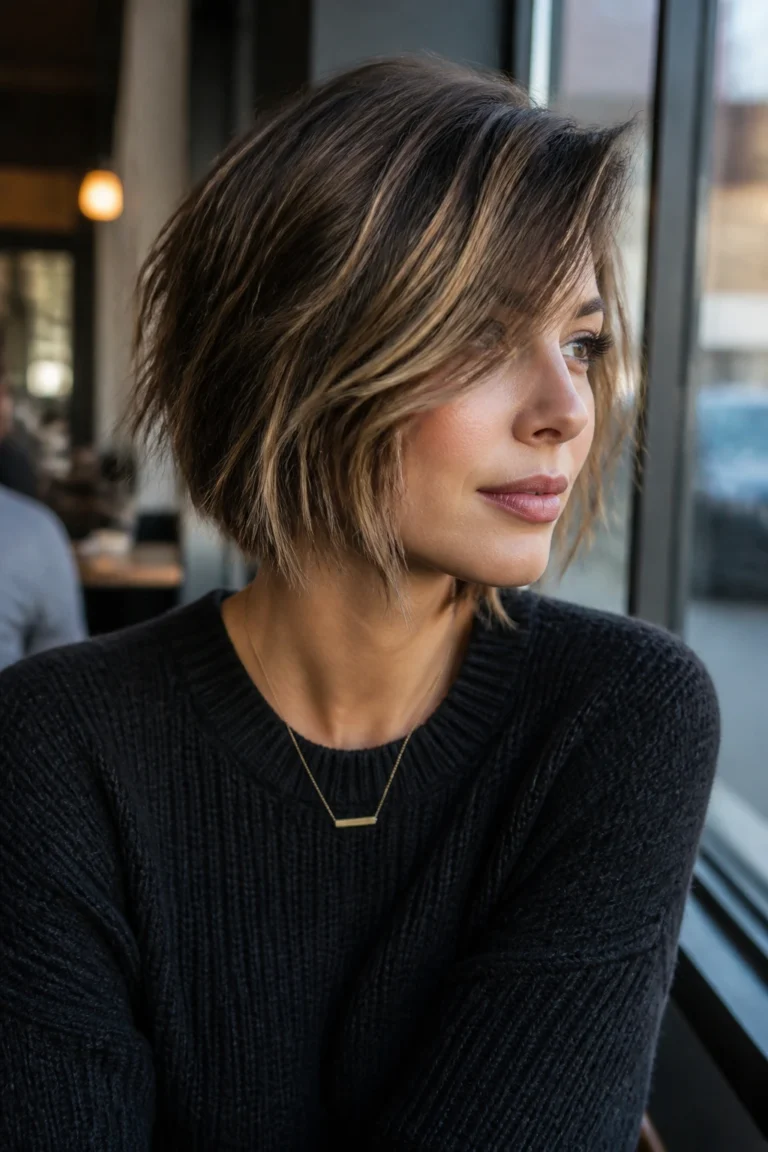 20 Short Choppy Hairstyles for Round Faces
