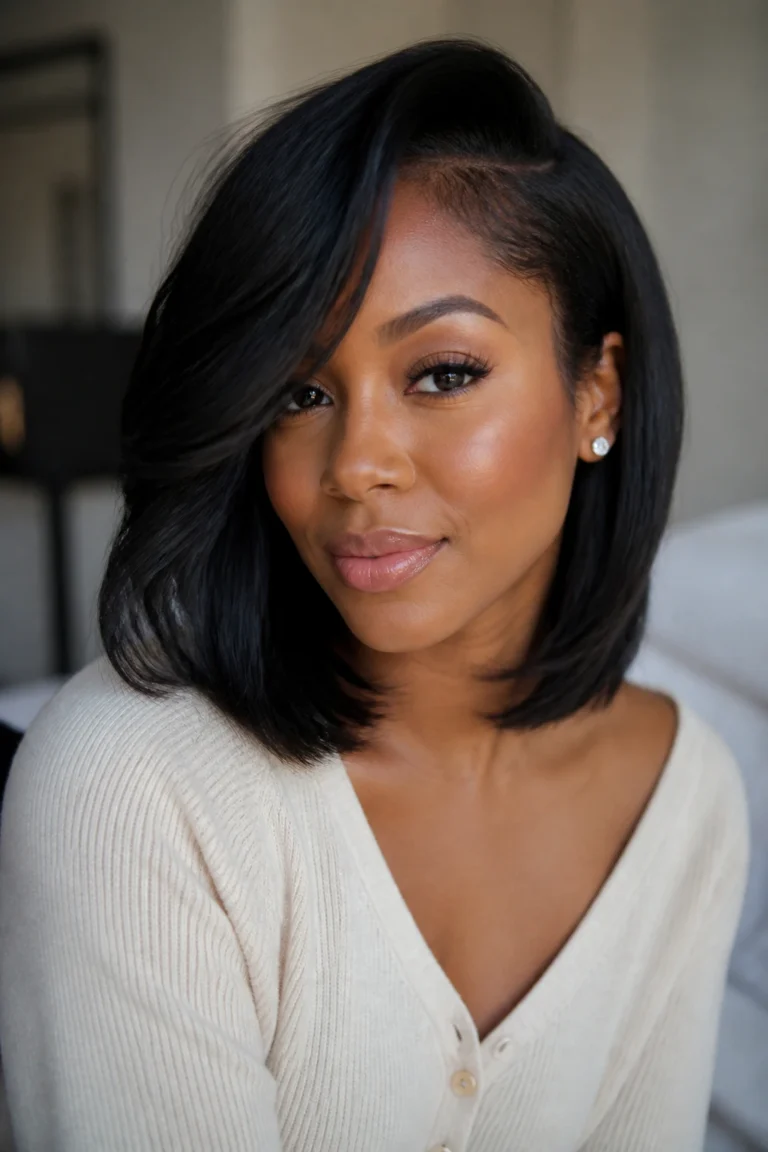 22 Blowout Bobs for Black Women with Wavy Hair
