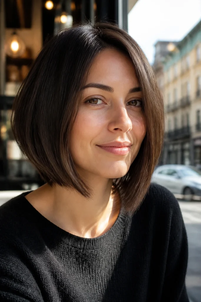 22 Short Bobs for Oval Faces and Thick Hair