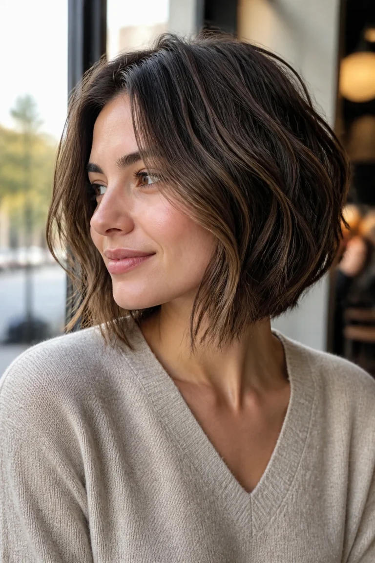 22 Layered Bobs for Wavy Hair and Square Faces